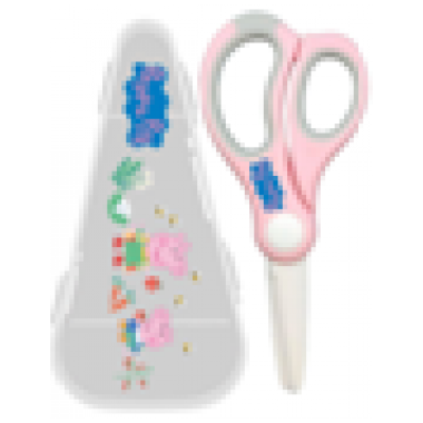 PEPPA PIG 陶瓷輔食剪刀 (連收納盒) - 粉紅